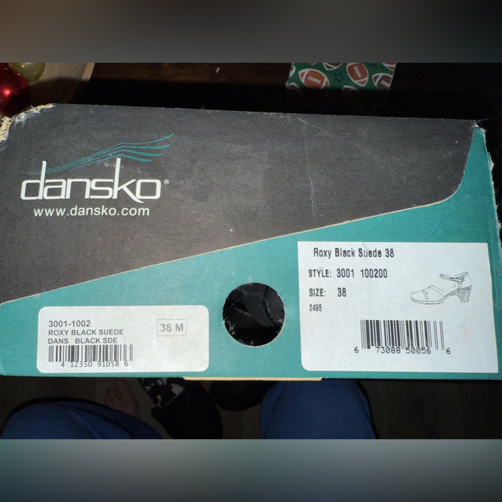 Dansko Roxy Black Suede Footwear